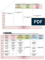 CRP Time Table 19th July To 25th July 2021