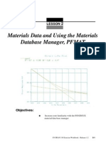 Materials Data and Using The Materials Database Manager, PFMAT