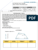 Divino Salvador": Cuadriláteros: Propiedades