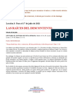 Lección 3 PDF LAS RAÍCES DEL DESCONTENTO para El 17 de Julio de 2021