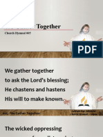 Seventh Day Adventist Hymnal - We Gather Together 005