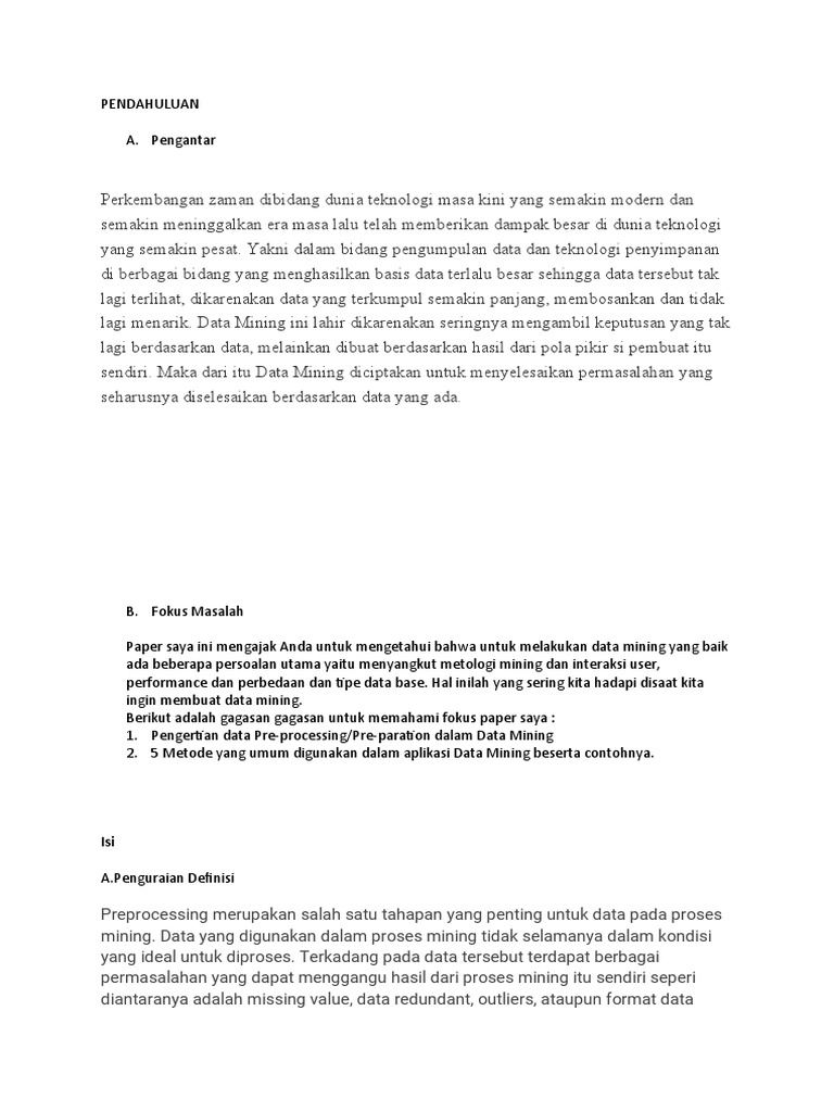 Metode dan Pentingnya Data Mining | PDF | Bisnis | Komputer