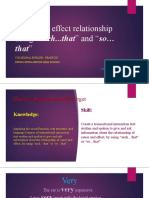 KD 1 Cause Effect (Such - That So. That)