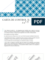 Carta de Control Media y Rango Y S