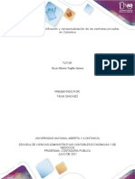 Identificación y Conceptualización de Los Contratos Privados en Colombia