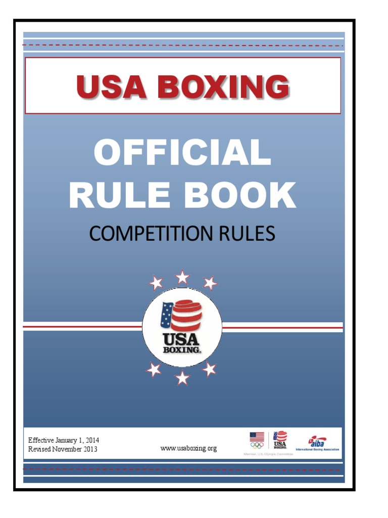 USA Boxing Competition Uniform Rules | PDF | Referee | Mixed Martial Arts