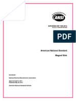 American National Standard Magnet Wire: ANSI/NEMA MW 1000-2012
