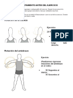 El Calentamiento Antes Del Ejercicio