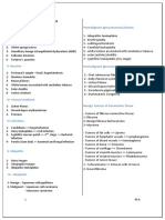 Oral Pathology II .. Out Lines MA Part-II