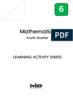 Mathematics 6 LAS Q4