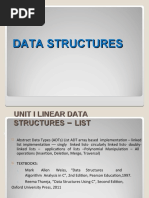 Unit I - Data Structure