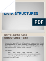 Unit I - Data Structure