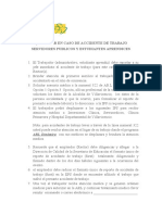 Que Hacer en Caso de Accidente Estudiantes Aprendiz