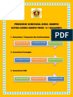 Prosedur Screening Judul Skripsi