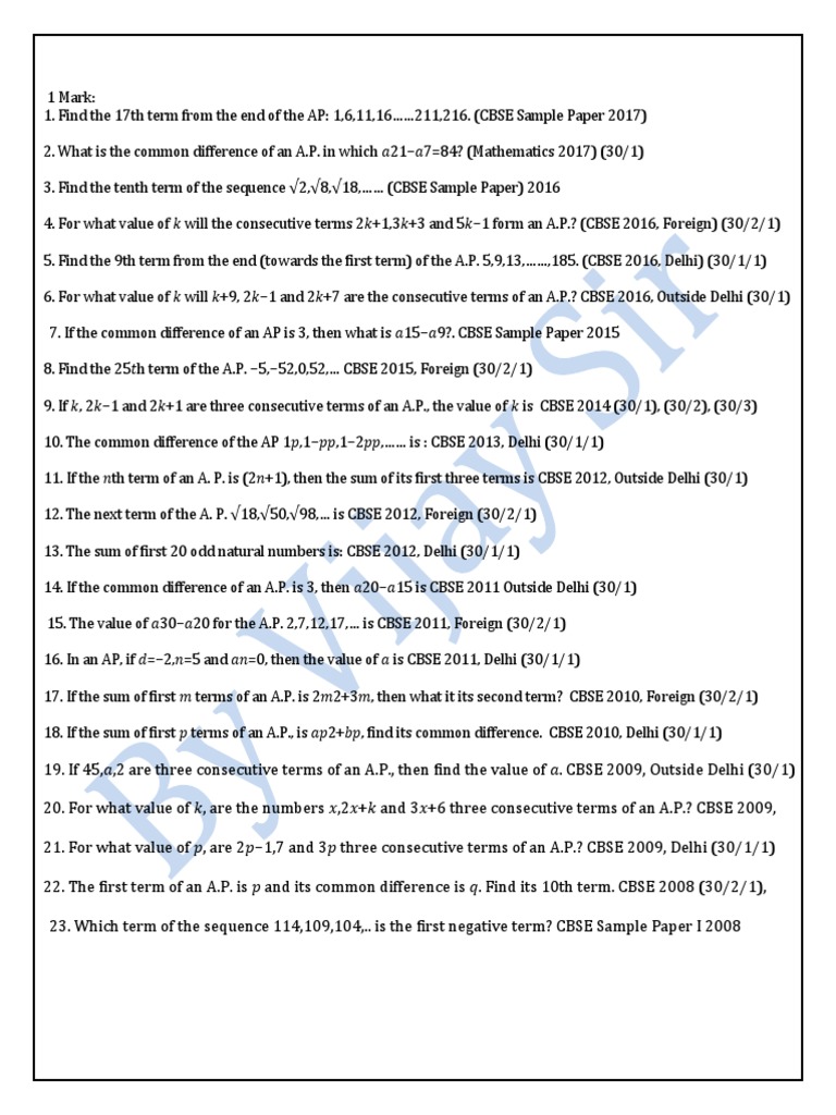 CBSE AP Math Problems | PDF | Associated Press | Arithmetic