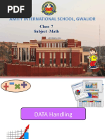 Amity International School, Gwalior: Class 7 Subject - Math