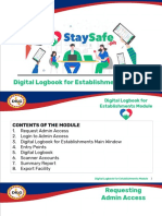 StaySafe - PH DL For Establishments Module