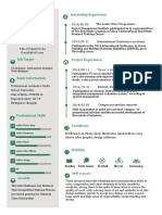 Simple Green Personal Resume-WPS Office