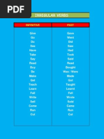 Download Irregular verbs list by Rafa SN51811033 doc pdf