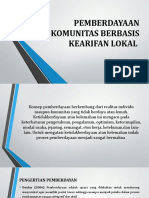 Materi Pemberdayaan Komunitas