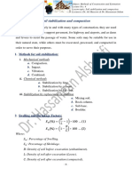 Lecture No.4 - Soil Stabilization and Compaction