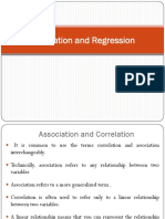 Correlation and Regression