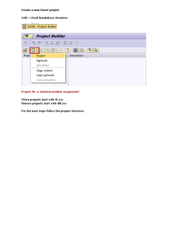 1 - Create WBS Project V3 - Update | PDF