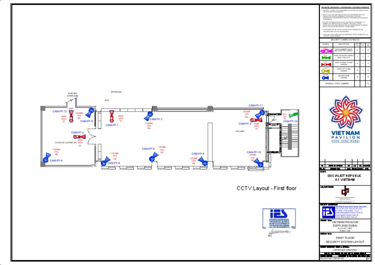 CCTV Layout - First Floor: CAM-FF-11 CAM-FF-13 | PDF | Computing And ...
