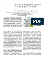 A Novel Smoothness Based Interpolation Algorithm For Division of Focal Plane Polarimeters