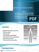 Factors Modifying Drug Action Ppt-1