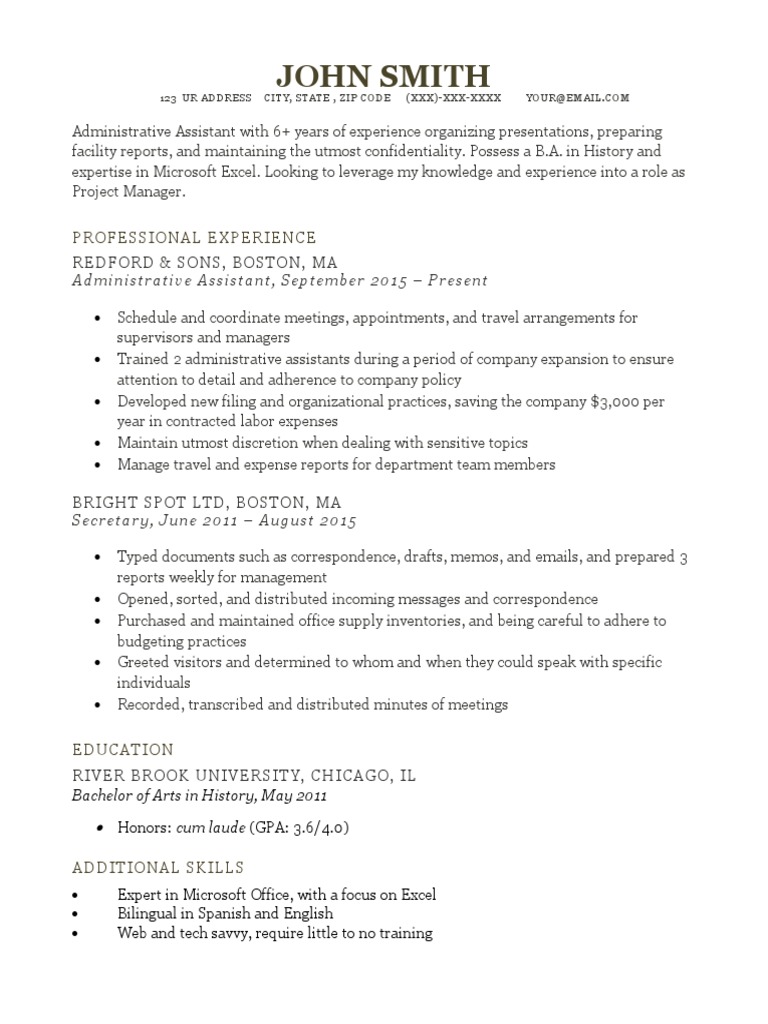 Dublin Resume Template Hazel PDF Résumé Expert