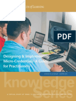 Eries Knowledge S: Designing & Implementing Micro-Credentials: A Guide For Practitioners
