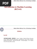 Introduction To Machine Learning - III