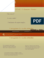 Pillole Di... HTML5 - L'elemento Footer