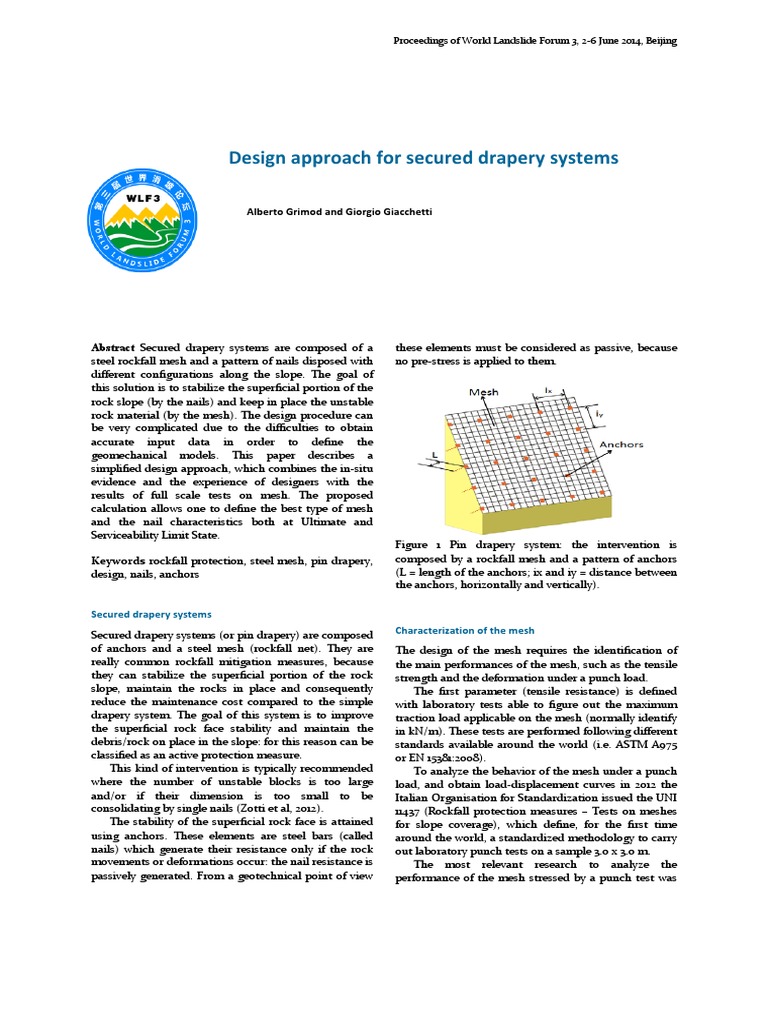 Secured Drapery Systems Design | PDF | Stress (Mechanics) | Strength Of ...