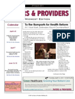 Payers & Providers Midwest Edition - March 29, 2011