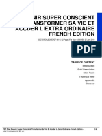 Devenir Super Conscient Transformer Sa Vie Et Accder L Extra Ordinaire French Edition