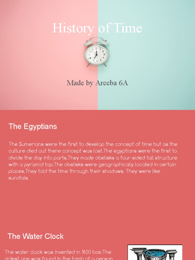 Evolution of Timekeeping Devices | PDF