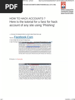 How To Hack Accounts Using Phishing - Docx - Pcloud