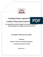 Tackling Violence Against Women: A Study of State Intervention Measures
