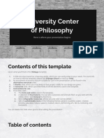 University Center of Philosophy by Slidesgo