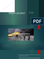 Major Project: Manmade Disasters