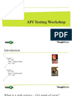 API Testing Workshop: Manjyot Singh Ruchika Rawat