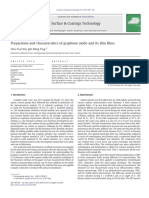 ++ 2013 Preparation and Characteristics of Graphene Oxide and Its Thin Films