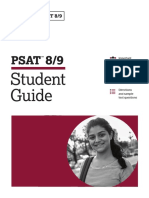 Student Guide: Important Information About The Psat 8/9 Test-Taking Advice and Tips Directions and Sample Test Questions