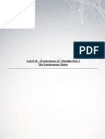 Lab # 10 - Synchronous AC Machine Part 1 The Synchronous Motor