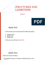 Data Structures and Algorithms: Sorting #2