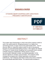 Research Paper: Iot-Based Smart Shopping Cart Using Radio Frequency Identification