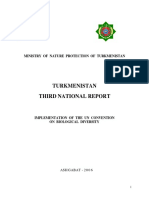 Turkmenistan Third National Report: Ministry of Nature Protection of Turkmenistan