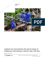 Isolated, But Transnational: The Glocal Nature of Waldensian Ethnobotany, Western Alps, NW Italy